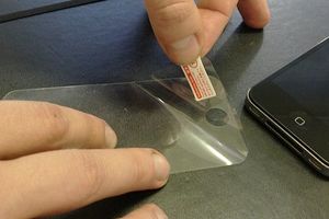 How to stick a protective glass on the phone. Step by step instructions