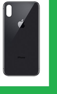 Задня панель корпуса для мобільного телефону Apple iPhone X, чорна