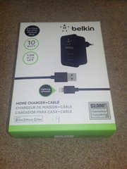 МЗП-USB 2х універс. Belkin 3100 mAh white + cable iPhone 4